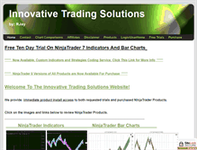 Tablet Screenshot of innovative-trading-solutions-online.com